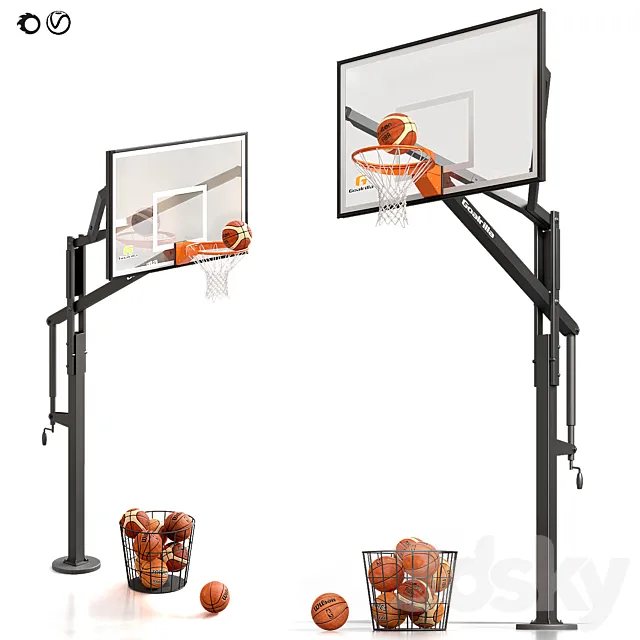 Basketball Hoop Goalrilla 3D Model