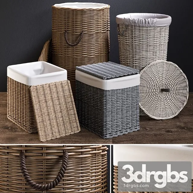 Baskets 1 3D Model Download
