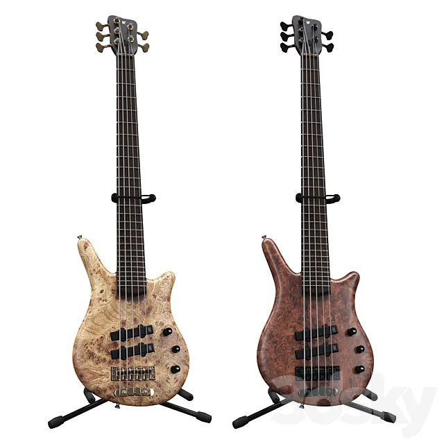 Bass Guitar Warwick Thumb NT 5 3DModel