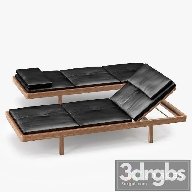Bassam Fellows Daybed 3D Model Download