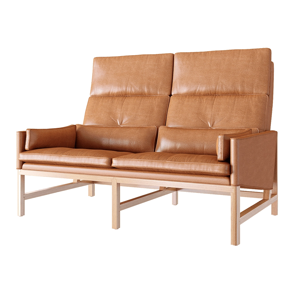 BassamFellows – High back lounge chair CB-510 3D Model