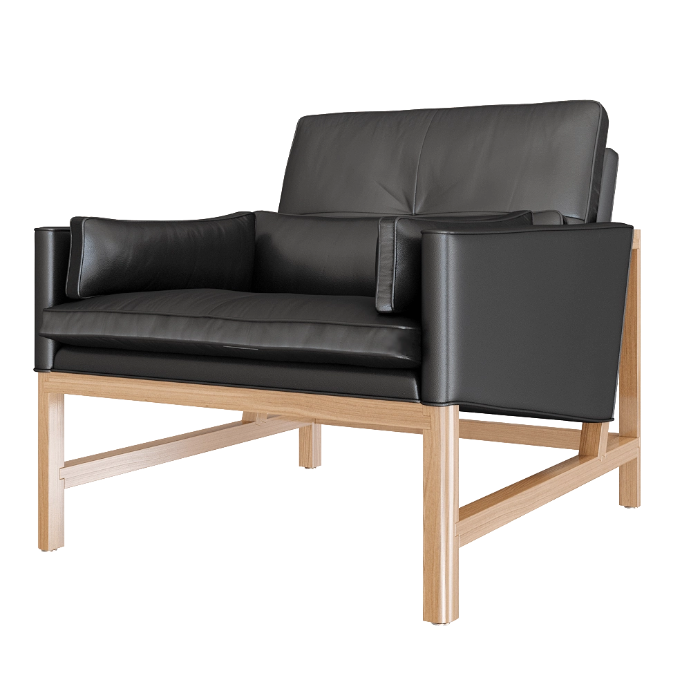 BassamFellows – Lounge chair CB-50 low back 3D Model