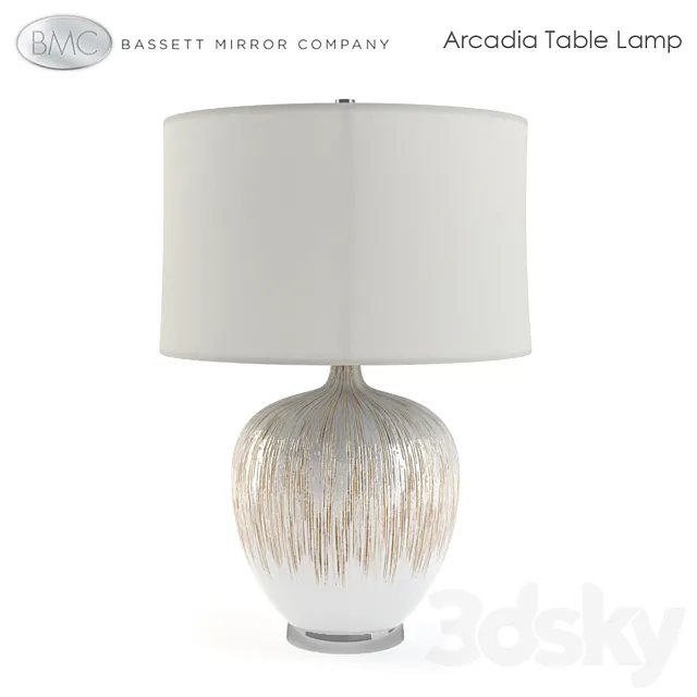 Bassett Mirror Arcadia Table Lamp 3DModel Bassett Mirror Arcadia Table Lamp 3DModel