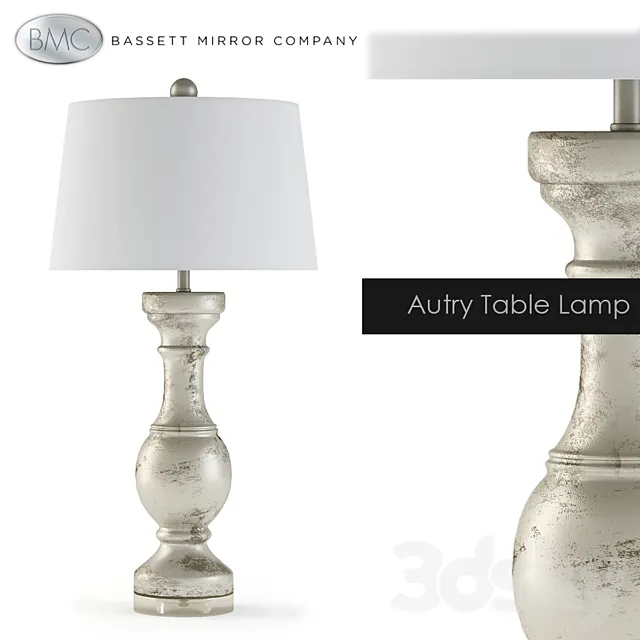 Bassett Mirror Autry Table Lamp 3D Model Bassett Mirror Autry Table Lamp 3D Model