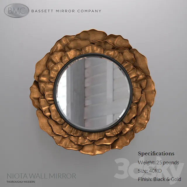 Bassett Mirror Company Niota wall mirror 3DModel