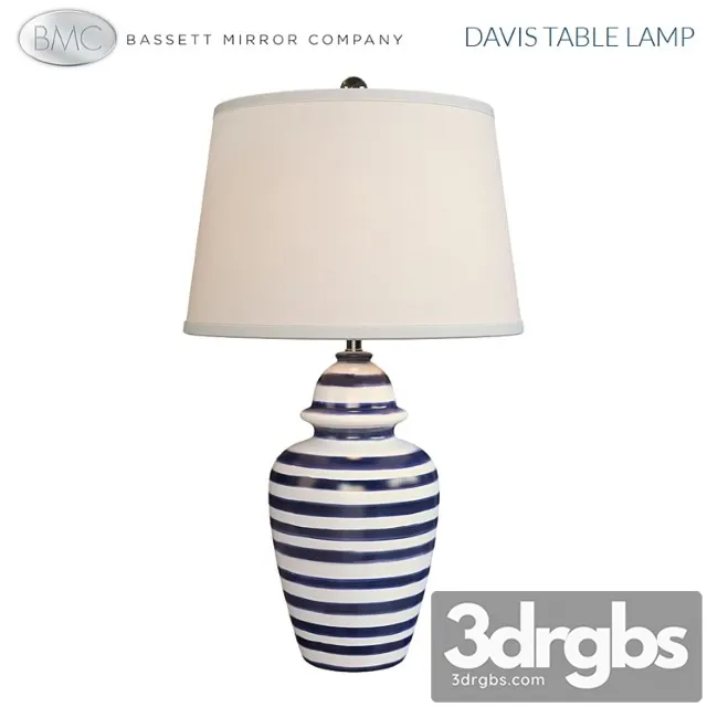 Bassett Mirror Davis Table Lamp 3D Model Download