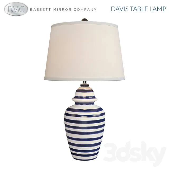 Bassett Mirror Davis Table Lamp 3D Model Bassett Mirror Davis Table Lamp 3D Model