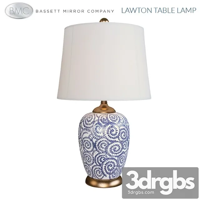 Bassett Mirror Lawton Table Lamp 3D Model Download