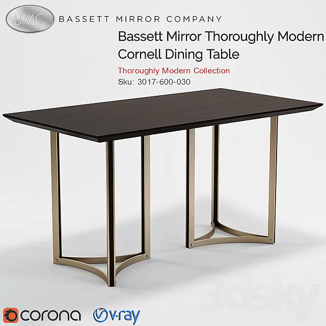 Bassett Mirror Tables 3D Model