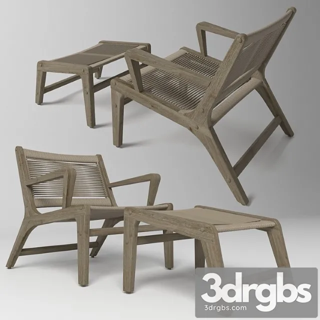 Basso chair with footrest. la forma (julia grup)