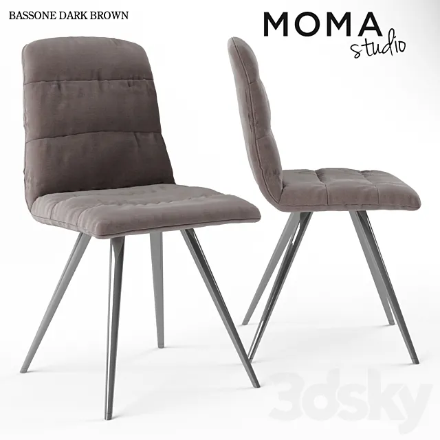 BASSONE DARK BROWN 3D Model