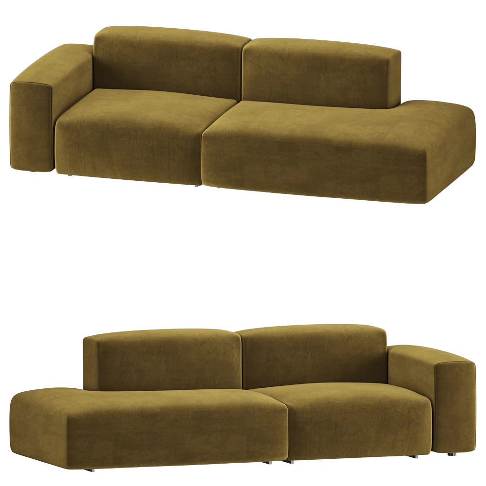 BASTA – Sofa Cubi Open End 2 3D Model BASTA – Sofa Cubi Open End 2 3D Model