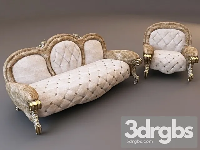 Bastex Tiffany Sofa 01 3D Model Download Bastex Tiffany Sofa 01 3D Model Download