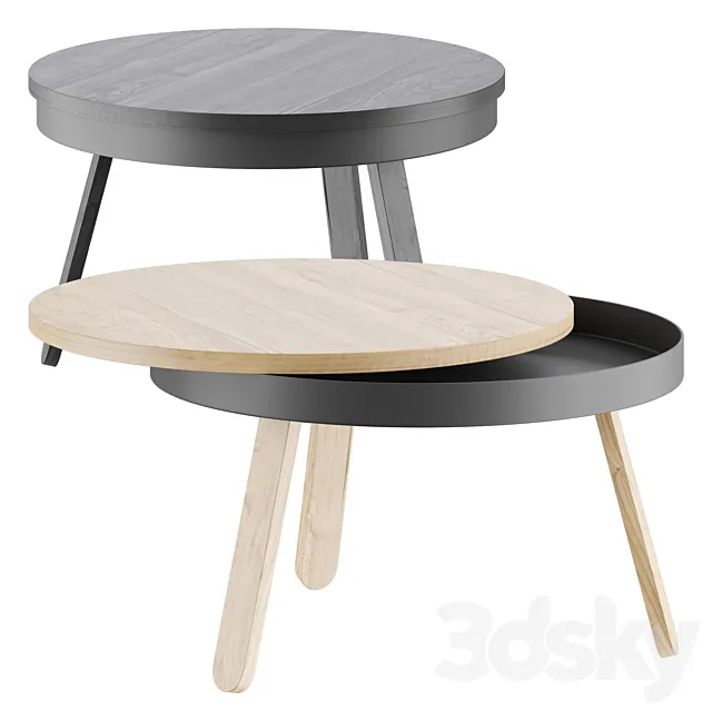 Batea Coffee Table 3D Model