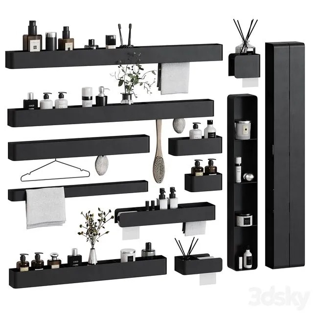 Bath accessories Tezza 01 3D Model