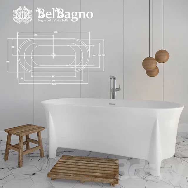 Bath BelBagno 3DModel