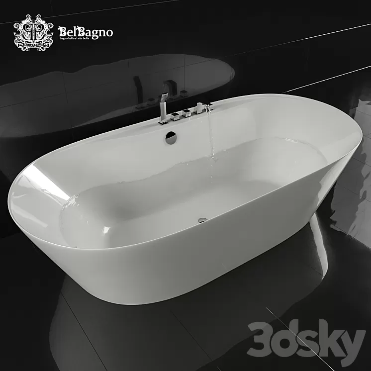Bath BelBagno BB14 3D Model