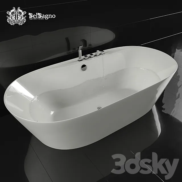 Bath BelBagno BB14 3DModel
