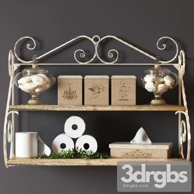 Bath Decor 02 3D Model Download Bath Decor 02 3D Model Download