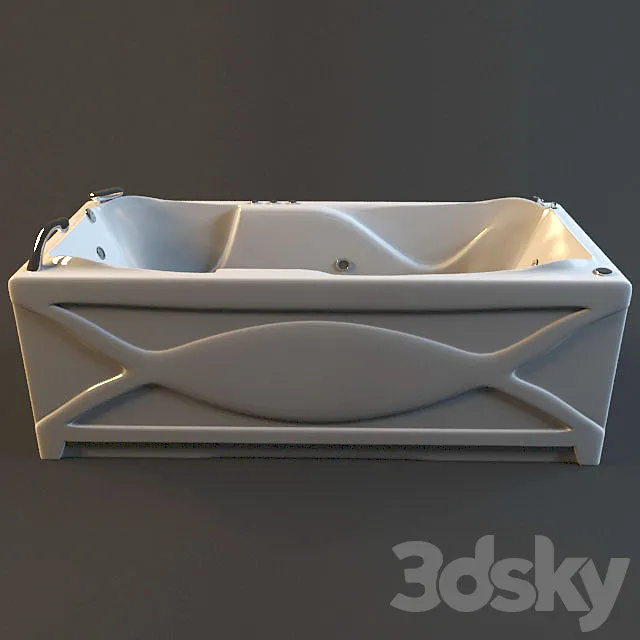 Bath DIANA_170-75 3D Model Bath DIANA_170-75 3D Model