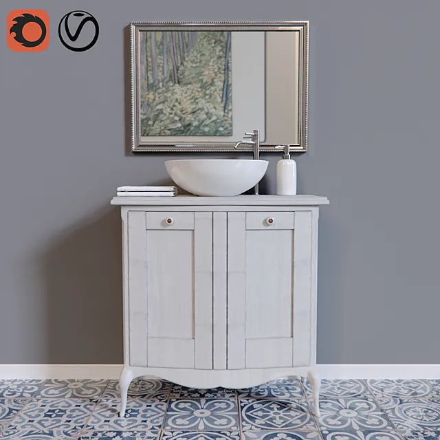 Bath Furniture 3D Model Bath Furniture 3D Model