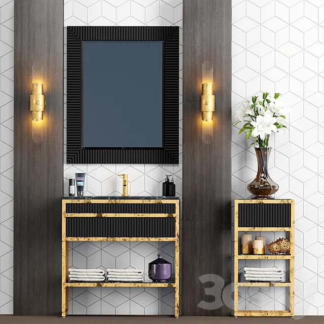 Bath furniture_4 3DModel Bath furniture_4 3DModel
