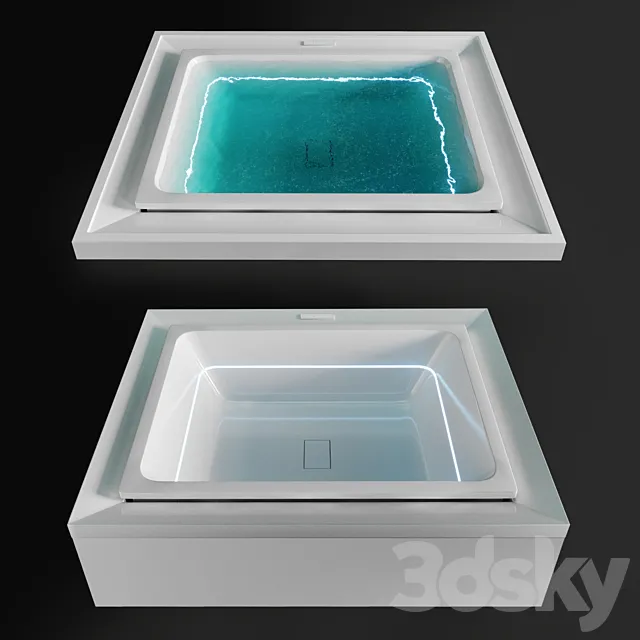 Bath Gruppo Treesse Fusion Spa 230 3D Model