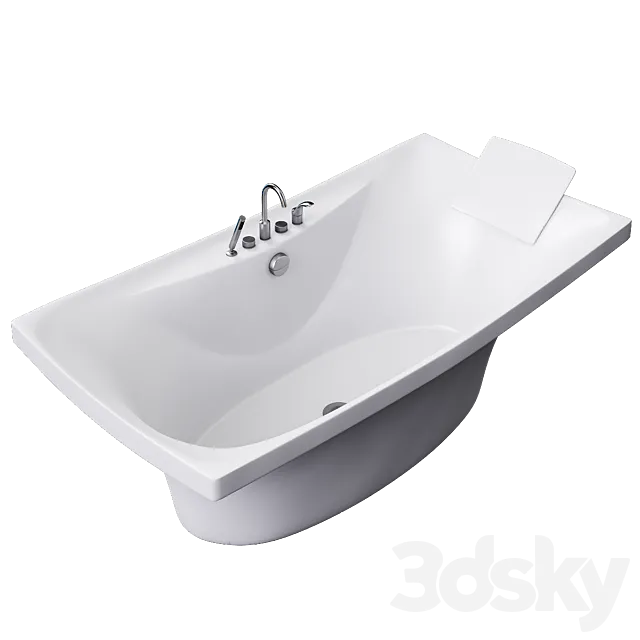 Bath Jacob delafon. Escale 3DModel