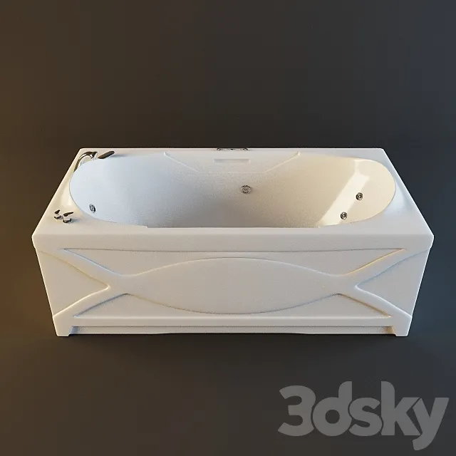 Bath LAGUNA_180-89 3D Model Bath LAGUNA_180-89 3D Model