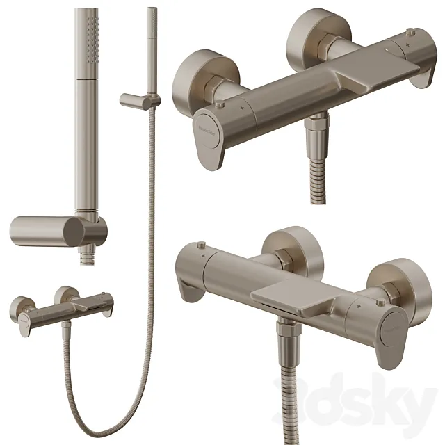 Bath lever mixer Ramon Soler ALEXIA 363901DNC 3D Model