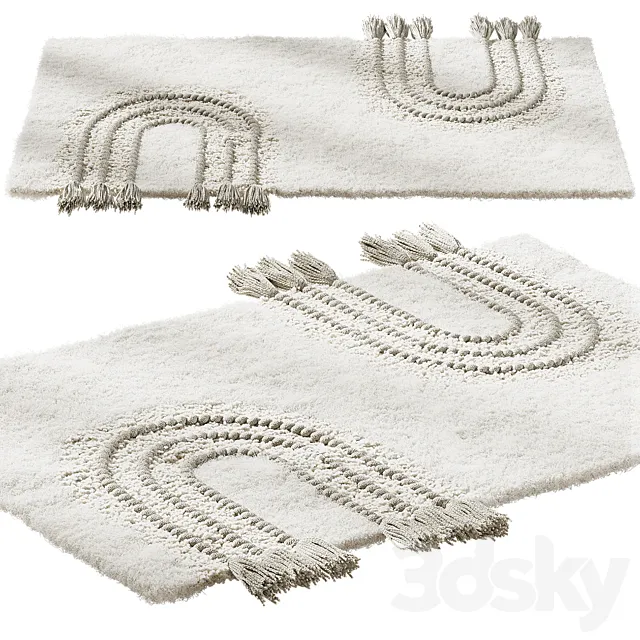 Bath mat English Home HILL 3D Model Bath mat English Home HILL 3D Model