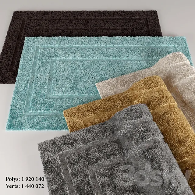 Bath mat Kassatex 3DModel Bath mat Kassatex 3DModel