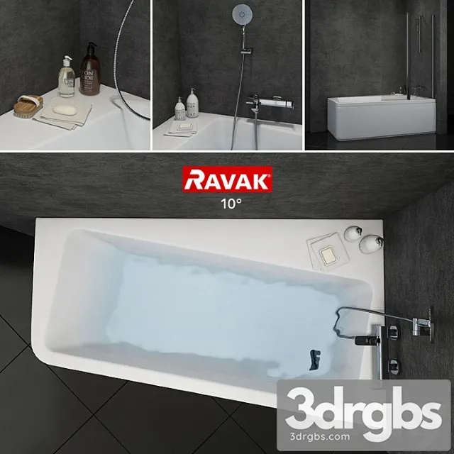 Bath Ravak 10 3D Model Download