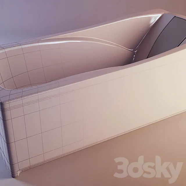 Bath Ravak 3D Model Bath Ravak 3D Model