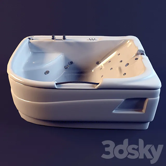 Bath RESPECT 180-130 3DModel Bath RESPECT 180-130 3DModel