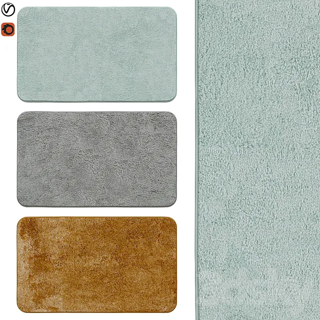 bath rugs | 06 3DModel bath rugs | 06 3DModel