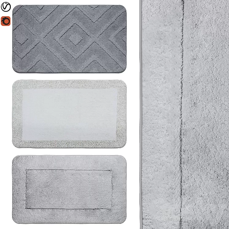 bath rugs | 07 3D Model bath rugs | 07 3D Model