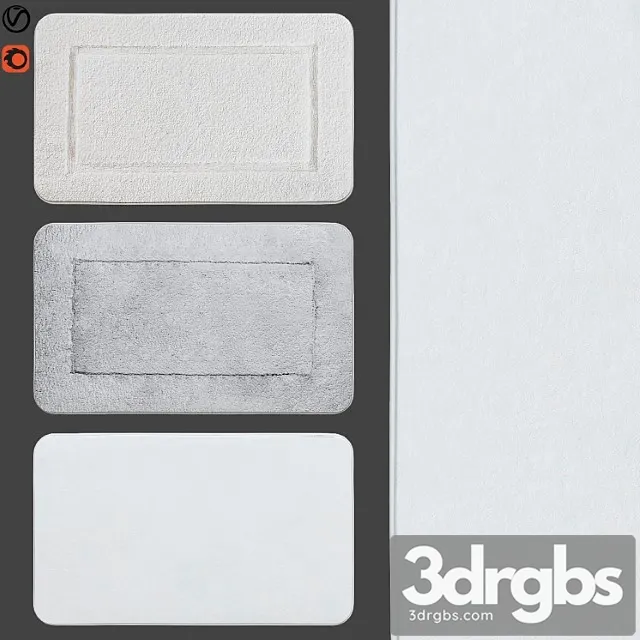 Bath Rugs 13 3D Model Download Bath Rugs 13 3D Model Download