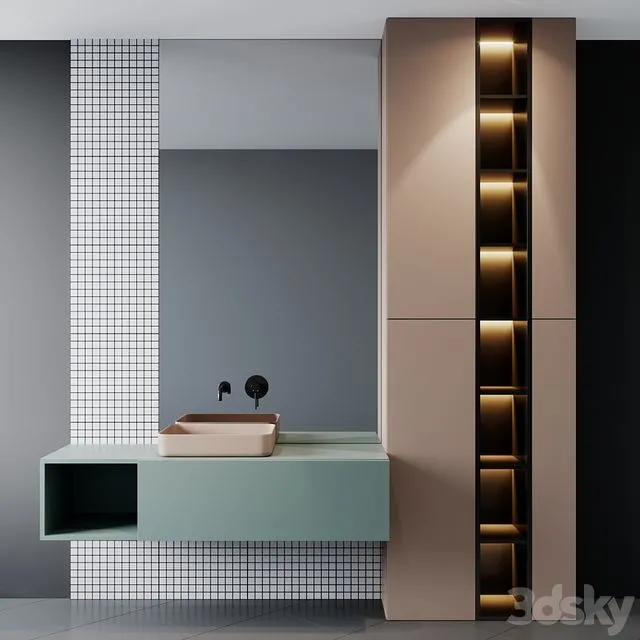 Bath set 16 3D Model