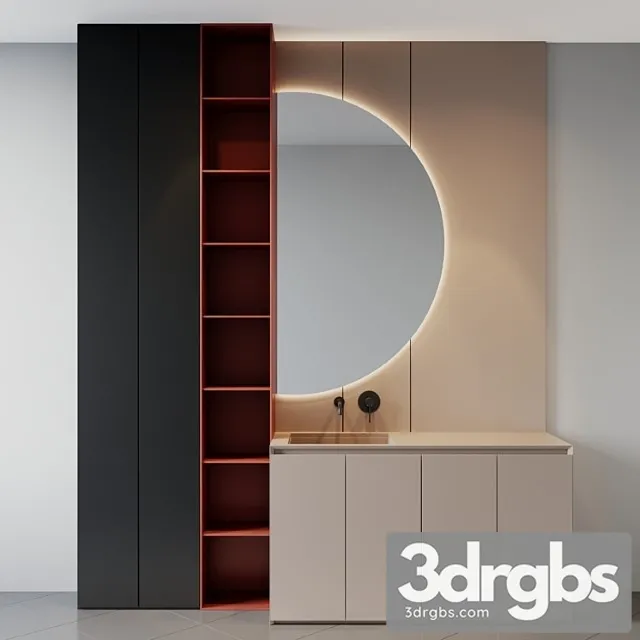 Bath Set 20 1 3D Model Download