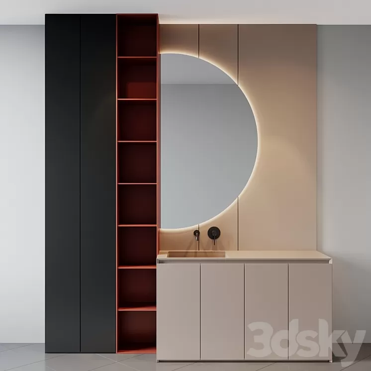 bath set 20 3D Model bath set 20 3D Model