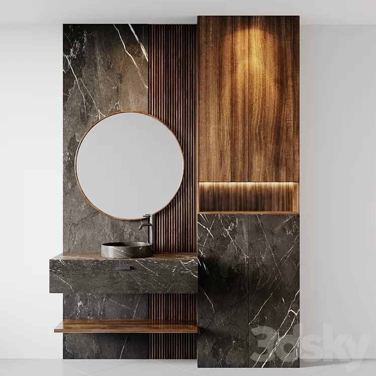 bath set 25 3D Model bath set 25 3D Model