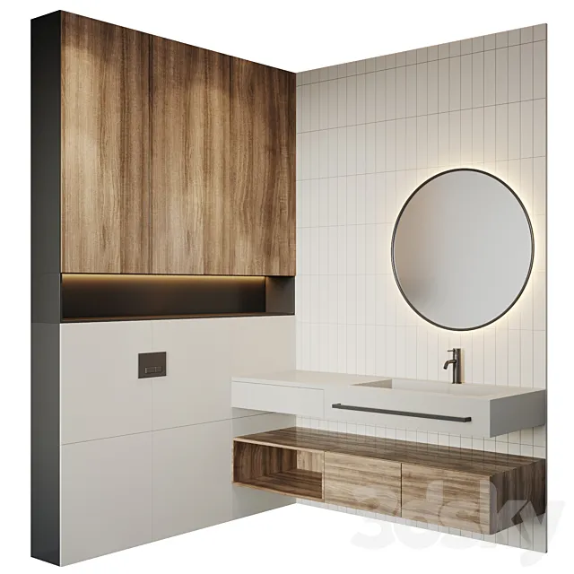 bath set 38 3D Model bath set 38 3D Model