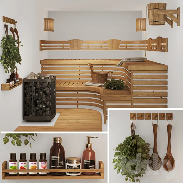 bath set 3D Model bath set 3D Model