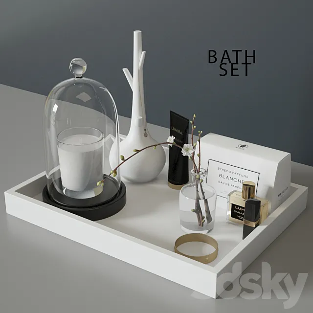 Bath set 3DModel Bath set 3DModel