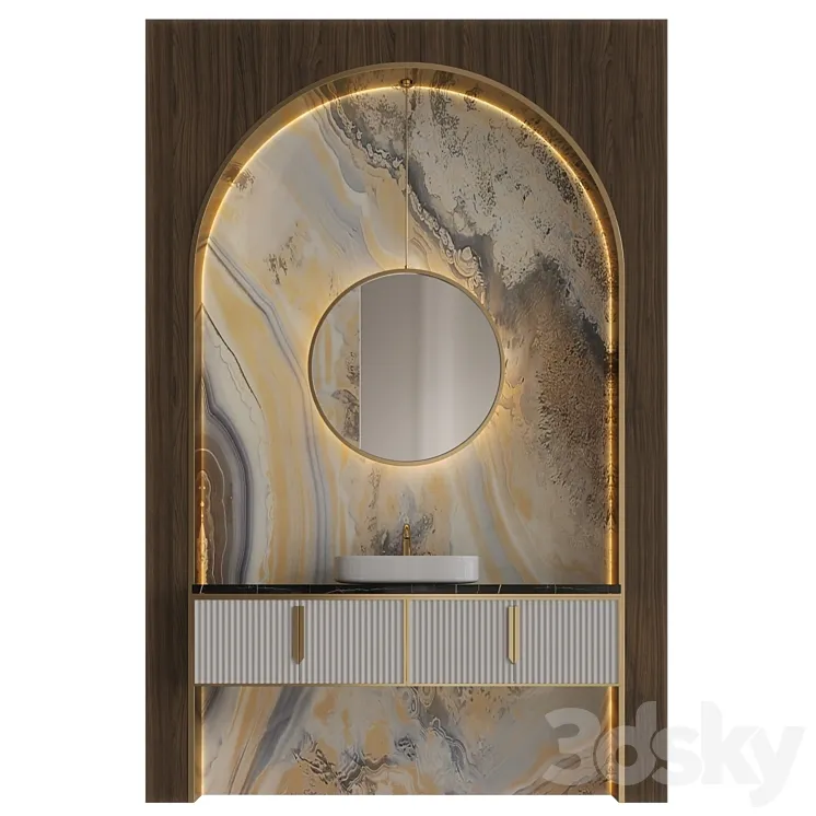 Bath Set 6 3D Model Free Download