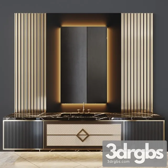 Bath Set 8 3D Model Download