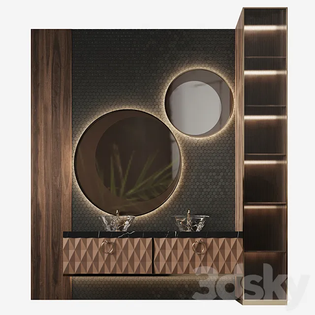 Bath set 9 3D Model Bath set 9 3D Model