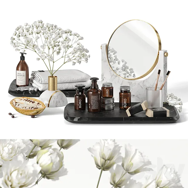 Bath Set BURO 3DModel