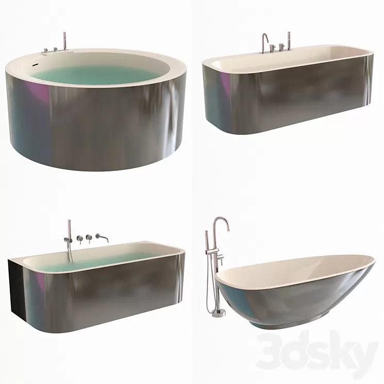 Bath set REXA DESIGN 3D Model